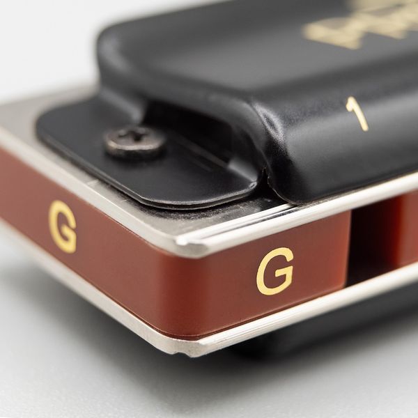 Produktbild: Professional Blues Harmonica in A (incl. case and cleaning cloth)