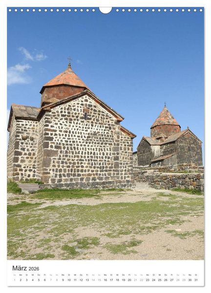 Produktbild: Armenien KULT.P - Kultur - Kl&ouml;ster - Landschaften - Seidenstra&szlig;e (Wandkalender 2026 DIN A3 hoch), CALVENDO Monatskalender