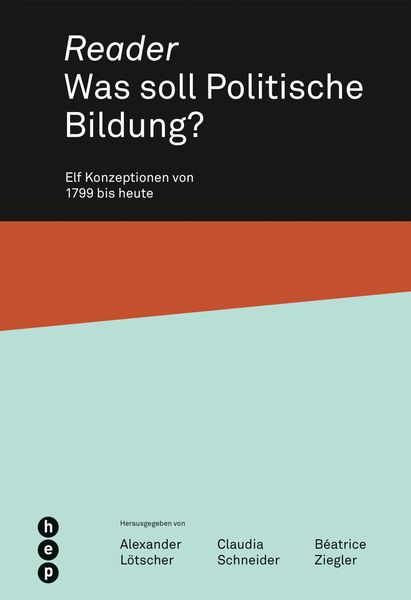 Produktbild: Reader. Was soll Politische Bildung?