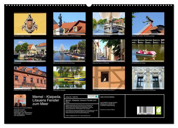 Produktbild: Memel - Klaipeda. Litauens Fenster zum Meer (hochwertiger Premium Wandkalender 2026 DIN A2 quer), Kunstdruck in Hochglanz