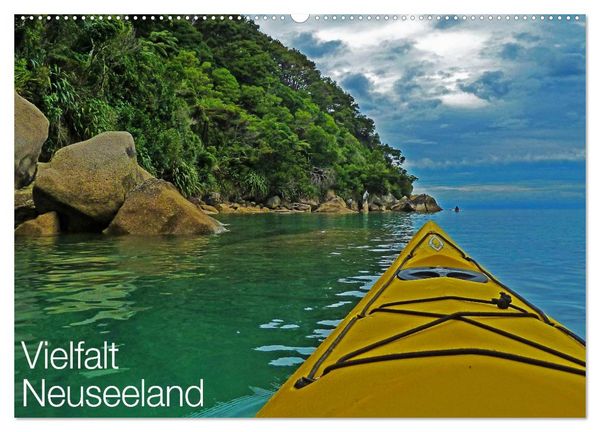 Vielfalt Neuseeland (Wandkalender 2026 DIN A2 quer), CALVENDO Monatskalender