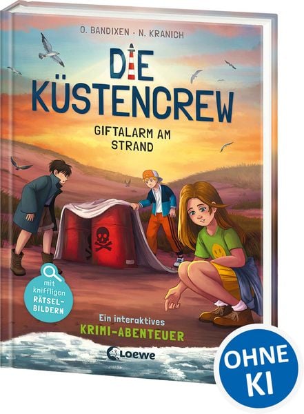 Die Küstencrew (Band 5) - Giftalarm am Strand, Gebundene Ausgabe von Ocke Bandixen, Loewe, 9783743216815