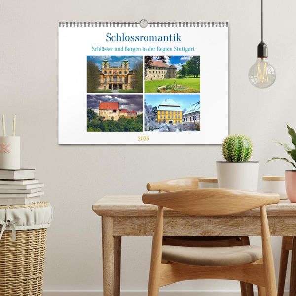 Produktbild: Schlossromantik (Wandkalender 2026 DIN A3 quer), CALVENDO Monatskalender