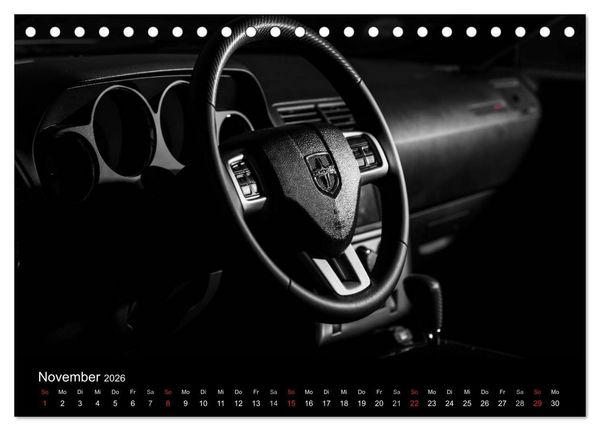Produktbild: Dodge Challenger SRT8 (Tischkalender 2026 DIN A5 quer), CALVENDO Monatskalender