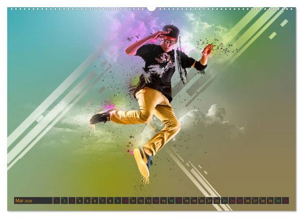 Produktbild: HipHopDance (Wandkalender 2026 DIN A2 quer), CALVENDO Monatskalender