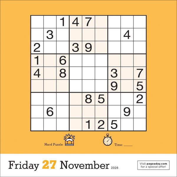 Produktbild: Original Sudoku Page-A-Day(r) Calendar 2026