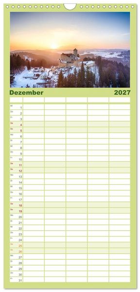 Produktbild: Familienplaner 2027 - Wundersch&ouml;nes &Ouml;sterreich mit 5 Spalten (Wandkalender, 21 x 45 cm) CALVENDO