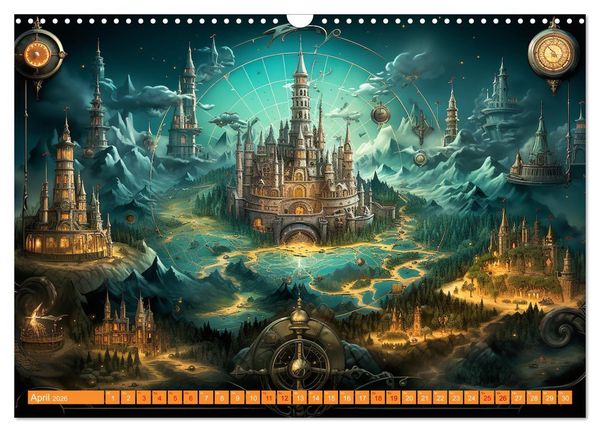 Produktbild: Antike Wegweiser (Wandkalender 2026 DIN A3 quer), CALVENDO Monatskalender