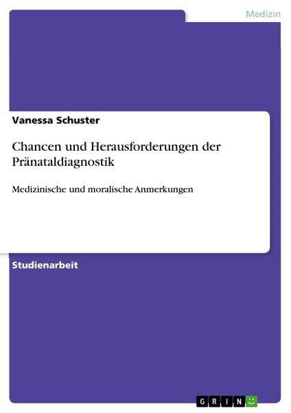 Produktbild: Chancen und Herausforderungen der Pr&auml;nataldiagnostik