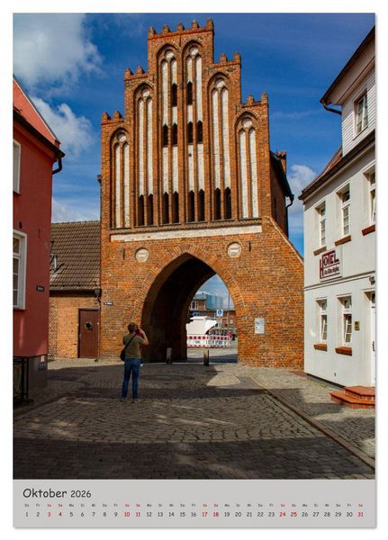 Produktbild: Wismar - UNESCO Welterbe in Deutschland (Tischkalender 2026 DIN A5 hoch), CALVENDO Monatskalender