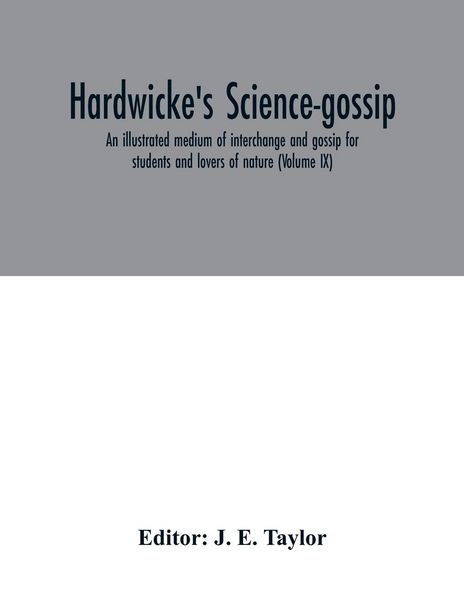 Produktbild: Hardwicke's science-gossip
