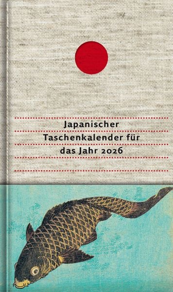 Japanischer Taschenkalender für das Jahr 2026