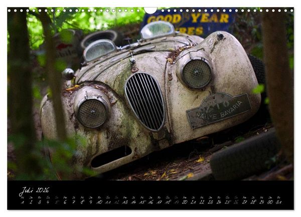 Produktbild: Oldtimer - verlassen verrostet vergessen (Wandkalender 2026 DIN A3 quer), CALVENDO Monatskalender