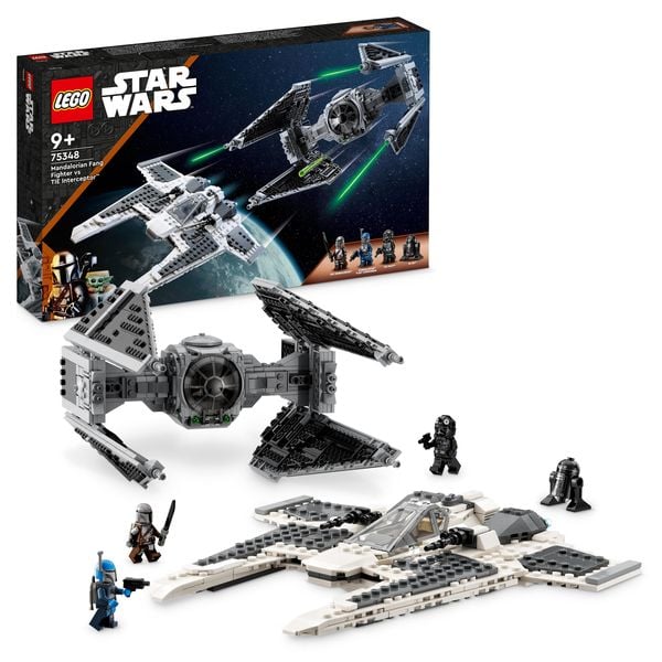 LEGO Star Wars 75348 Mandalorianischer Fang Fighter vs. TIE Interceptor