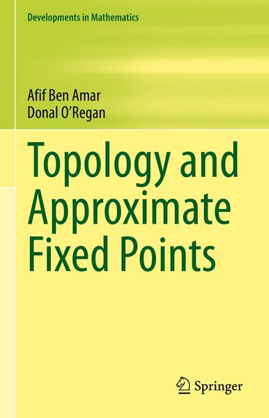 Produktbild: Topology and Approximate Fixed Points