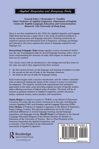 Produktbild: Researching Pedagogic Tasks