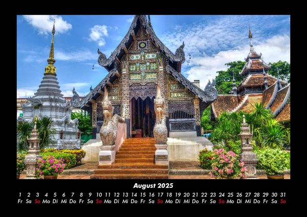 Produktbild: Tempel 2025 Fotokalender DIN A3