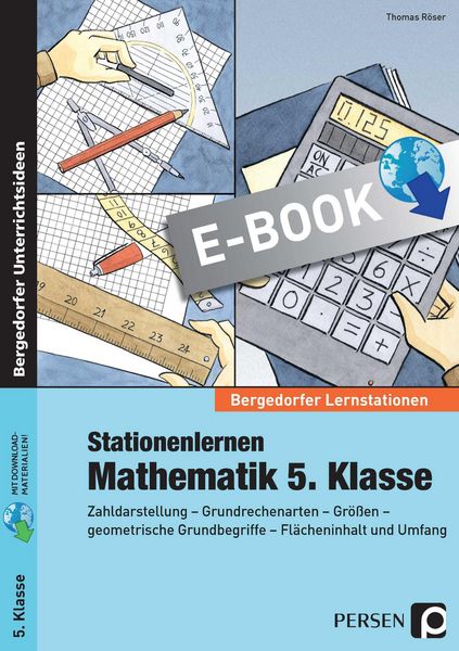 Produktbild: Stationenlernen Mathematik 5. Klasse
