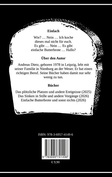 Produktbild: Einfache Butterbrote und sonst nichts