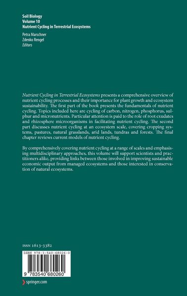 Produktbild: Nutrient Cycling in Terrestrial Ecosystems