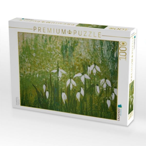 Produktbild: CALVENDO Puzzle Schneegl&ouml;ckchen | 1000 Teile Lege-Gr&ouml;&szlig;e 64x48cm Foto-Puzzle f&uuml;r gl&uuml;ckliche Stunden