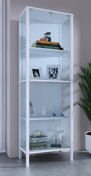 Produktbild: Glasvitrine Jensol hoch Schrank stehend