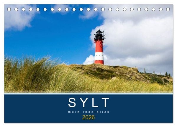 Produktbild: Sylt mein Inselblick (Tischkalender 2026 DIN A5 quer), CALVENDO Monatskalender