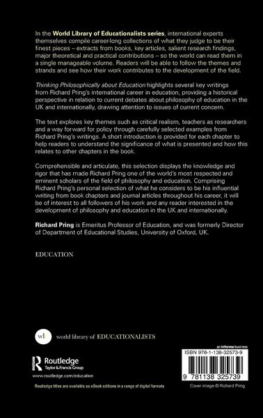 Produktbild: Thinking Philosophically about Education