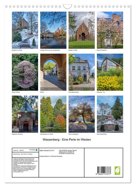 Produktbild: Wassenberg - Eine Perle im Westen (Wandkalender 2026 DIN A3 hoch), CALVENDO Monatskalender