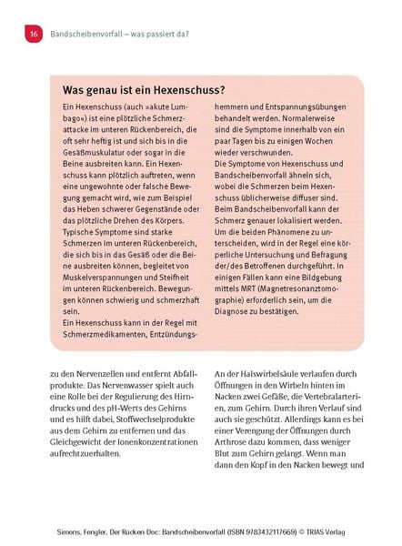 Der Rücken-Doc: Bandscheibenvorfall