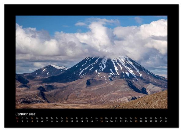 Produktbild: Eine Reise durch Neuseeland (Wandkalender 2026 DIN A2 quer), CALVENDO Monatskalender