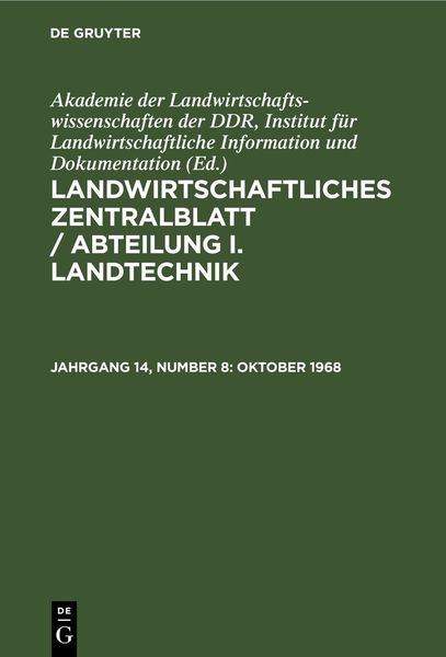 Produktbild: Oktober 1968