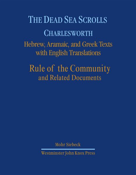 Produktbild: The Dead Sea Scrolls. Hebrew, Aramaic, and Greek Texts with English Translations