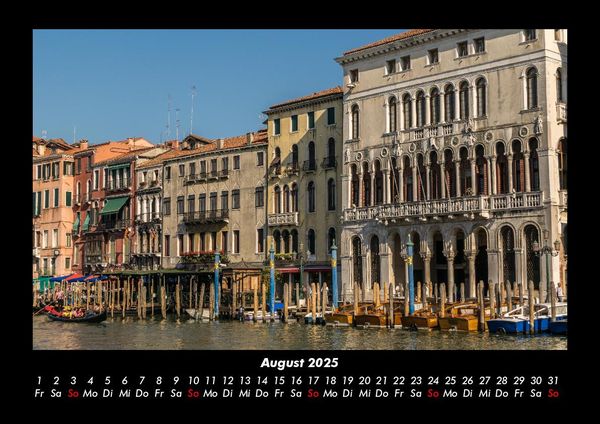 Produktbild: Venedig 2025 Fotokalender DIN A3