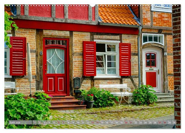 Produktbild: Ein Blick auf L&uuml;beck-Travem&uuml;nde (Wandkalender 2026 DIN A2 quer), CALVENDO Monatskalender