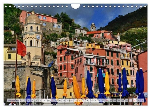 Produktbild: SCHMUCKST&Uuml;CKE der CINQUE TERRE (Wandkalender 2027 DIN A4 quer), CALVENDO Monatskalender