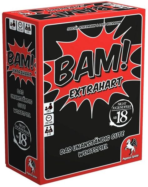 Produktbild: Pegasus - Bam! Extrahart, Kartenspiel