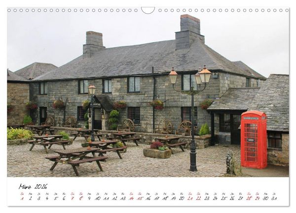 Produktbild: Reizvolles S&uuml;dengland Devon und Cornwall (Wandkalender 2026 DIN A3 quer), CALVENDO Monatskalender