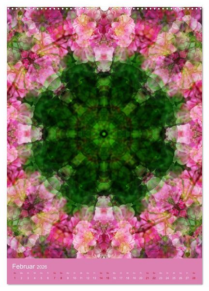 Produktbild: Meditative Pflanzenmandalas (hochwertiger Premium Wandkalender 2026 DIN A2 hoch), Kunstdruck in Hochglanz