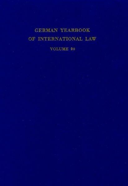Produktbild: German Yearbook of International Law - Jahrbuch f&uuml;r Internationales Recht.