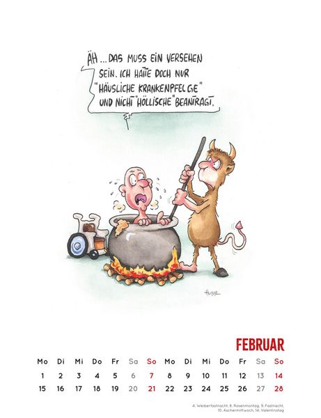 Produktbild: Handicaps 2027: Monatskalender f&uuml;r die Wand
