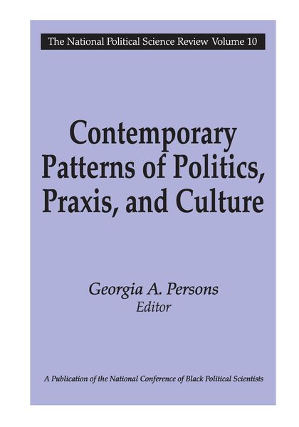 Produktbild: Contemporary Patterns of Politics, Praxis, and Culture