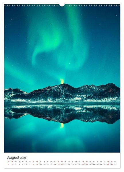 Produktbild: Ein Roadtrip durch Island (Wandkalender 2026 DIN A2 hoch), CALVENDO Monatskalender