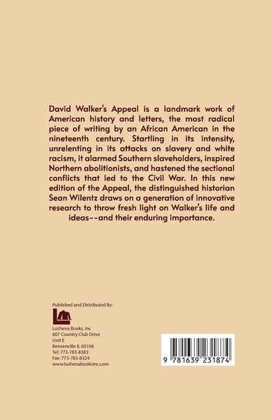 Produktbild: David Walker's Appeal