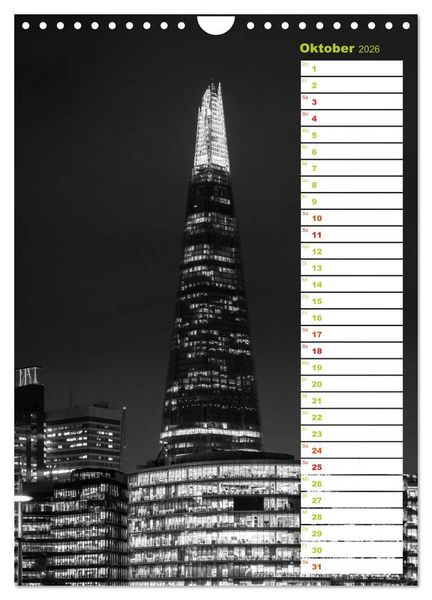 Produktbild: Big City London (Wandkalender 2026 DIN A4 hoch), CALVENDO Monatskalender