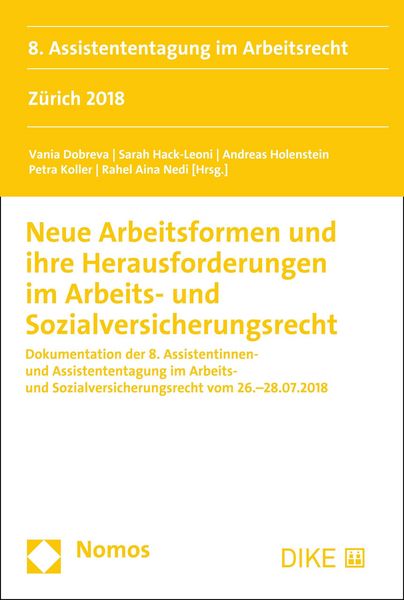 Produktbild: Neue Arbeitsformen und ihre Herausforderungen im Arbeits- und Sozialversicherungsrecht