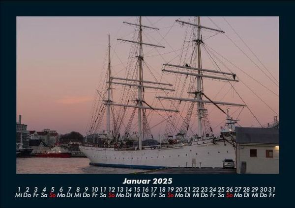 Produktbild: Segelschiffe und Boote 2025 Fotokalender DIN A5