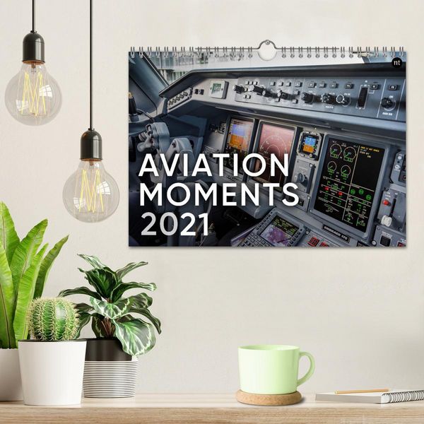 Produktbild: AVIATION MOMENTS 2026 (Wall Calendar 2026 DIN A4 landscape), CALVENDO 12 Month Wall Calendar