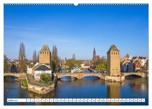 Produktbild: Strasbourg - Ville d'histoire et de charme au c&oelig;ur de l'Europe (Calendrier mural 2027 DIN A2 vertical), CALVENDO calendrier mensuel