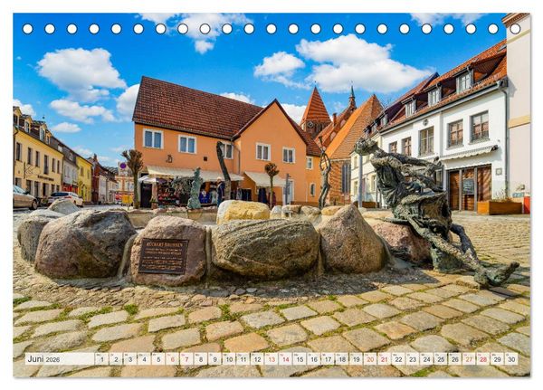 Produktbild: Grimmen Impressionen (Tischkalender 2026 DIN A5 quer), CALVENDO Monatskalender